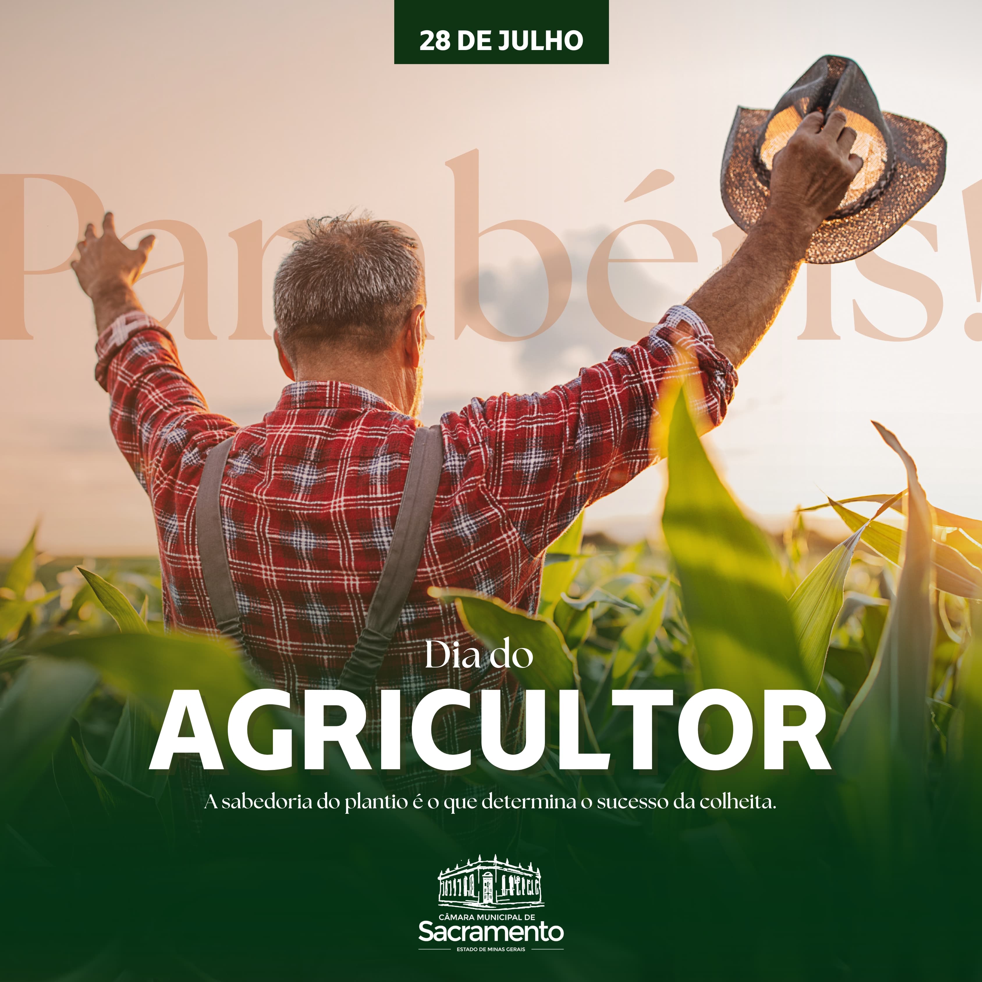 O agricultor é o profissional que cultiva a terra e alimenta o mundo