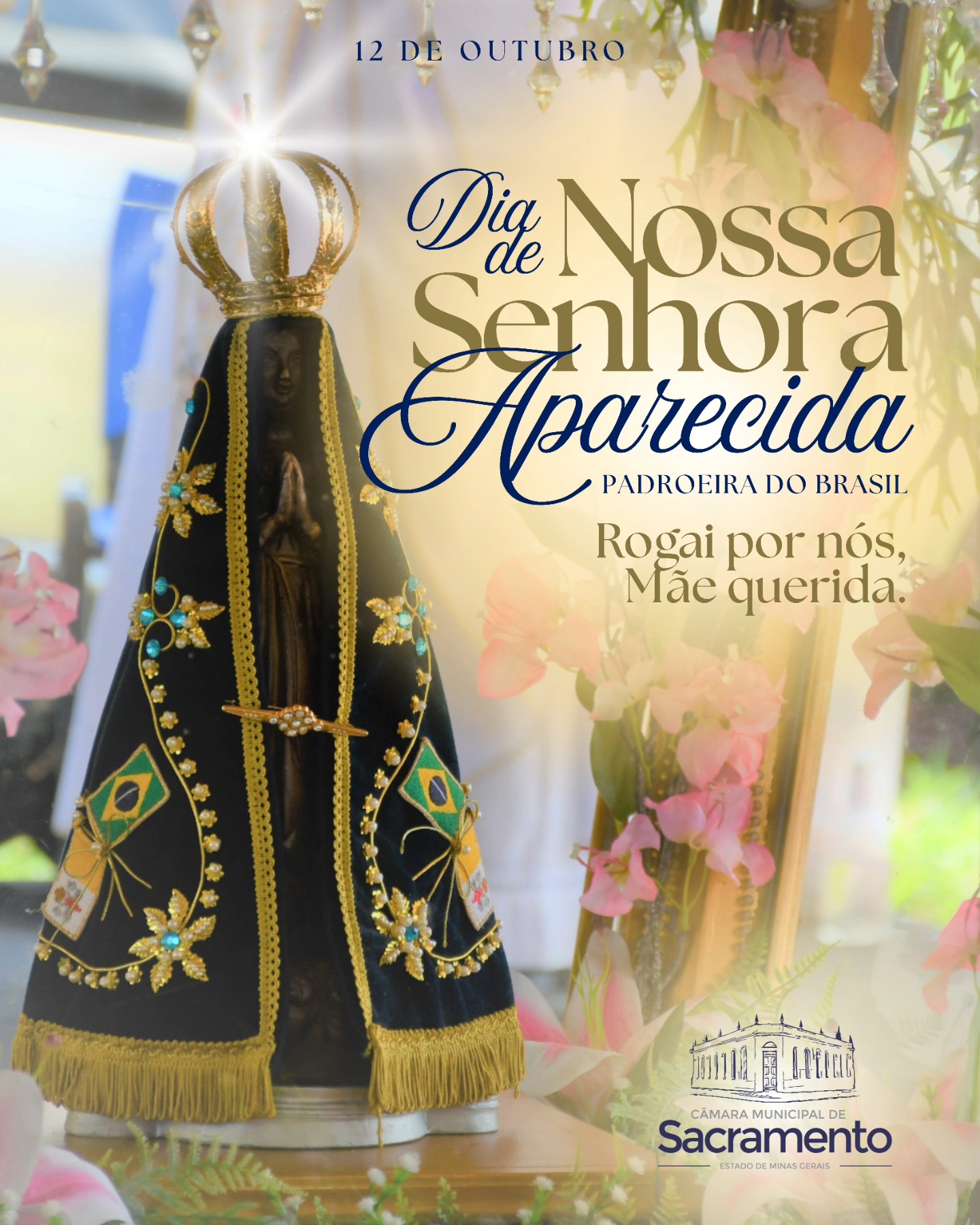 Nossa Senhora da Conceição Aparecida é considerada a padroeira do Brasil