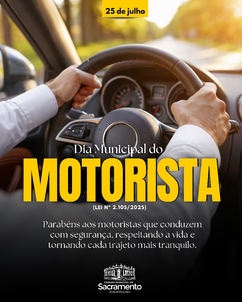 A data foi instituída no calendário oficial do município através da Lei nº 2.105/2025