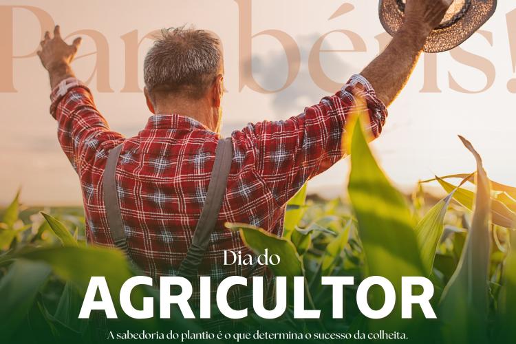 O agricultor é o profissional que cultiva a terra e alimenta o mundo