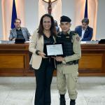 Capitão Adriano e vereadora Sgto. Edna
