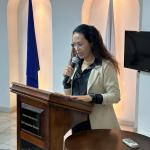 Sgto. Edna faz uso da tribuna