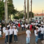 Vereadores acompanham os cidadãos na concentração para a Marcha