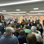 Casa cheia para prestigiar as homenagens