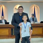 Theo, aluno da E. M. Professora Silvia Vieira